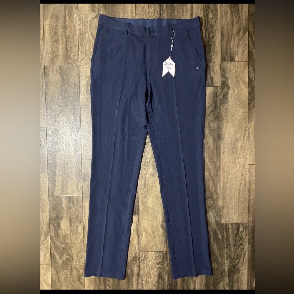 1764 Signature Collection Birdie Pant Mens Size 34x34 Navy Performance Golf Pant
